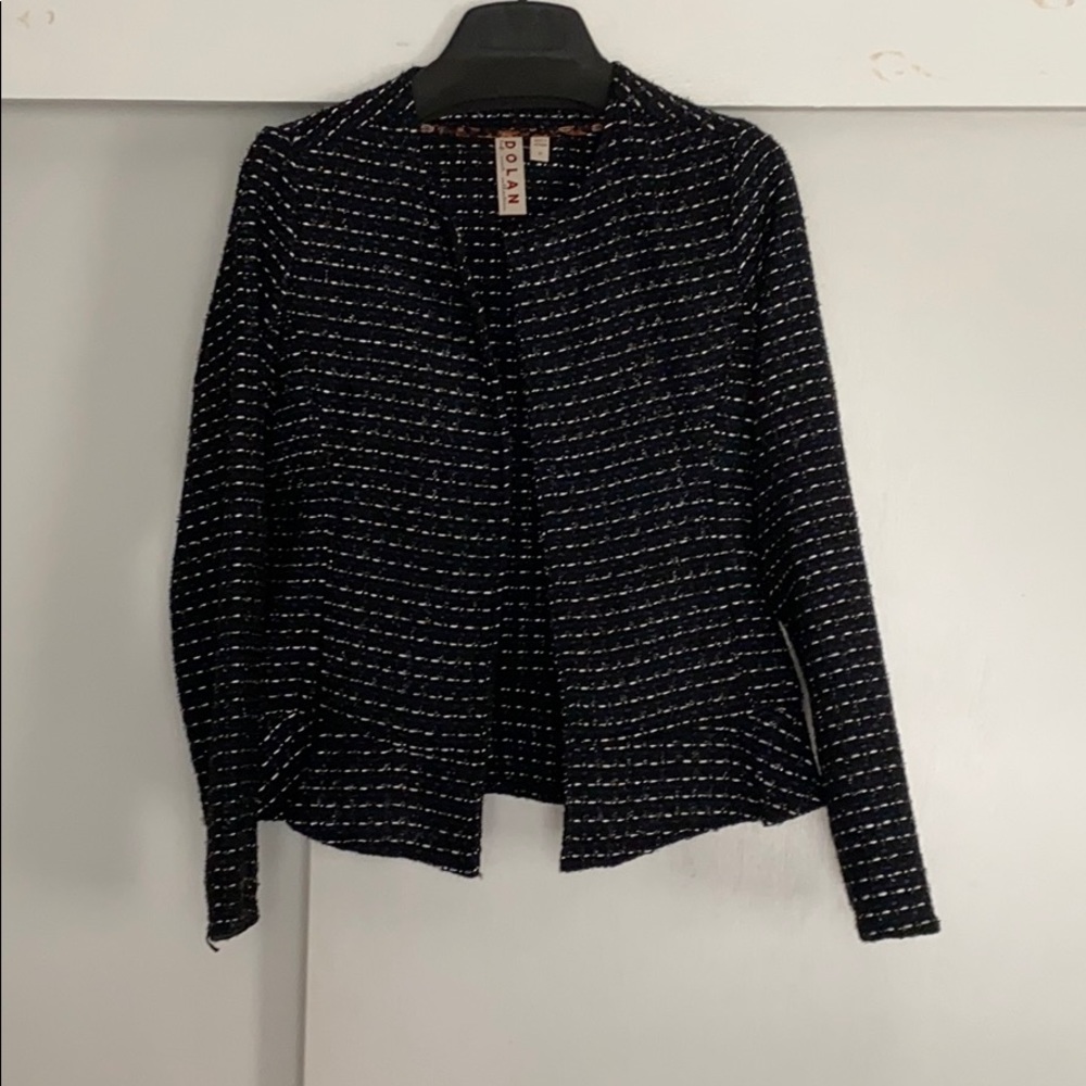 Dolan Peplum Tweed Jacket